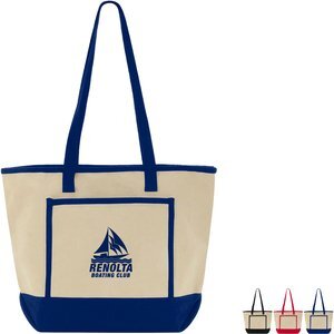 Tote Me Around Cotton Canvas Tote
