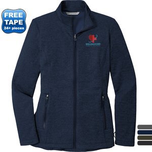 Port Authority® Collective Striated Ladies' Fleece Jacket