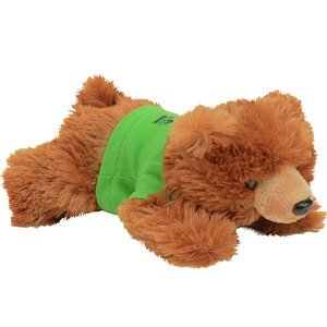 Mini Flopsies Plush Grizzly Bear, 8"
