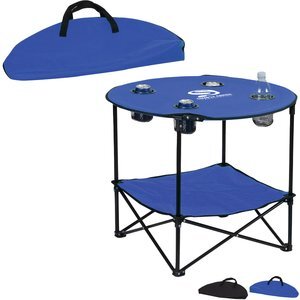 Polyester 2-Tier Folding Table