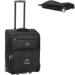Folding Polyester Wheeled Luggage, 25"