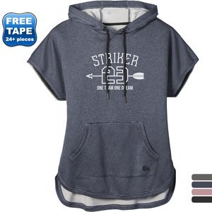 New Era® Performance Terry Short Sleeve Ladies' Hoodie