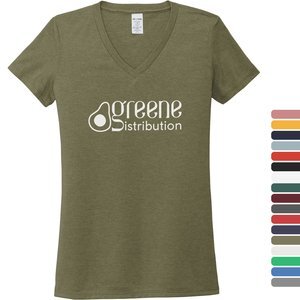 Allmade® Tri-Blend V-Neck Ladies' Tee