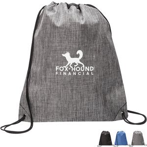 Shenandoah Heather Polyester Drawstring Bag