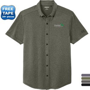 OGIO® Gravitate Poly Full Button Men's Polo
