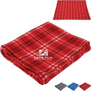 Plaid Lightweight Fleece Blanket, 50" x 60"