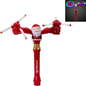 Santa Claus LED Spinner Wand