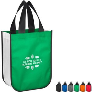 Non-Woven Shopper Tote Bag with 100% RPET Material