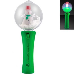 Snowman Spinning LED Light Wand
