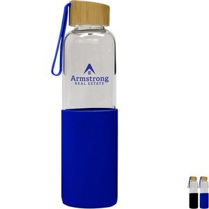 Jameson Glass Bottle with Silicone Sleeve, 18oz.