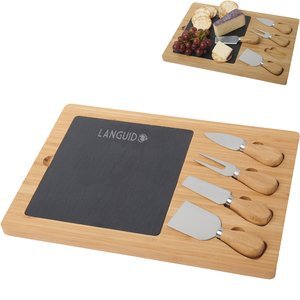 Slate Cheese Board Set