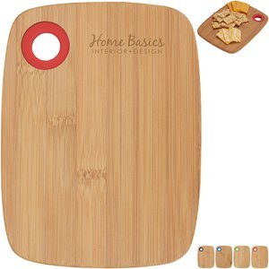 Small Bamboo Cutting Board w/ Silicone Ring