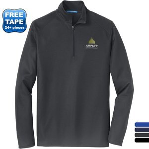 Port Authority® Pinpoint Mesh Men's 1/2 Zip