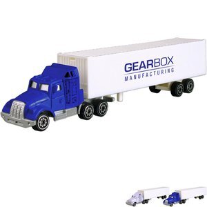 Die Cast Tractor Trailer Truck, 7-1/2"