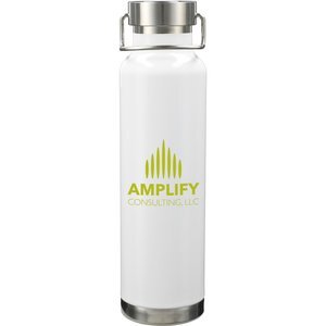 Thor Copper Vacuum Bottle with Anti-Microbial Additive, 22oz.