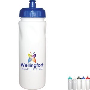 MicroHalt Bike Bottle Push 'n Pull Cap, 24 oz., Full Color Imprint