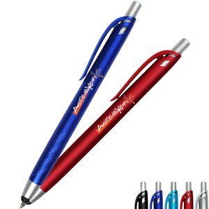 MicroHalt Click Pen & Stylus, Full Color Imprint