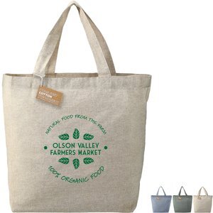 Recycled 5oz Cotton Twill Grocery Tote