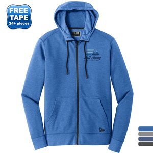New Era® Tri-Blend Fleece Full-Zip Men's Hoodie
