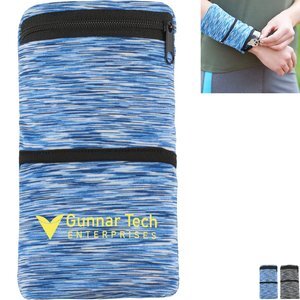 Cooling Heathered Wrist Band with Pocket