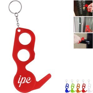 No-Touch Plastic Door Opener Tool Key Chain