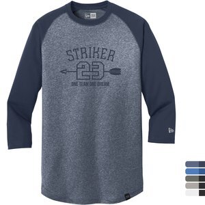 New Era® Heritage Blend 3/4 Sleeve Baseball Raglan Men's Tee