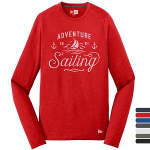 New Era® Series Performance Long Sleeve Men's Crew Tee