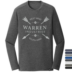 New Era® Heritage Blend Long Sleeve Men's Crew Tee