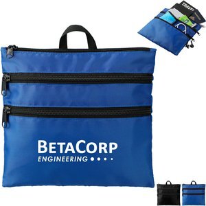 Carry All 3 Section Polyester Travel Pouch