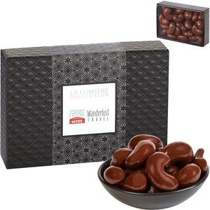 Elite Treats Milk Chocolate Sea Salt Cashews w/ Sleeve Wrap