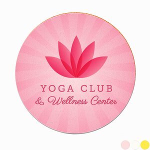 Round Shaped Emery Board, Full Color Imprint