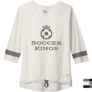 New Era® Tri-Blend 3/4 Sleeve Ladies' Tee