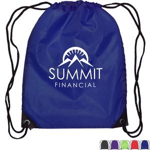 Broadway Polyester Drawstring Backpack