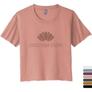 Next Level™ Festival Cali Poly/Cotton Ladies' Crop Tee