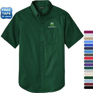 Port Authority® Short Sleeve SuperPro™ React™ Twill Men's Shirt