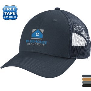 CornerStone® Cotton Canvas Mesh Back Structured Cap