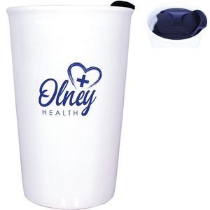 Double Wall Ceramic Tumbler, 11oz.