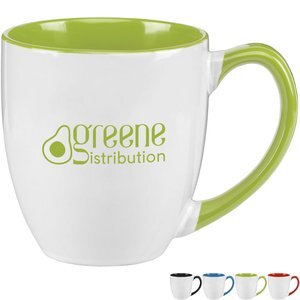 Two-Tone Ceramic Bistro Mug, 16oz.