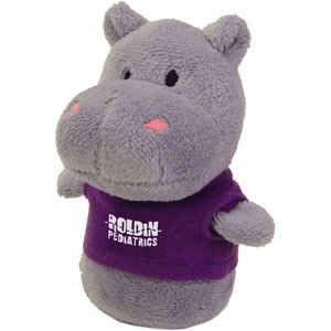 Shorties Plush Hippo, 4"