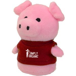 Shorties Plush Pig, 4"