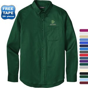Port Authority® Long Sleeve SuperPro™ React™ Twill Men's Shirt