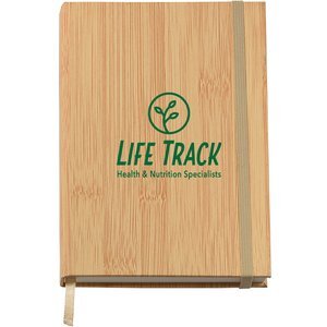 Grove Hard-Cover Woodgrain Journal, 7" x 5-1/8"