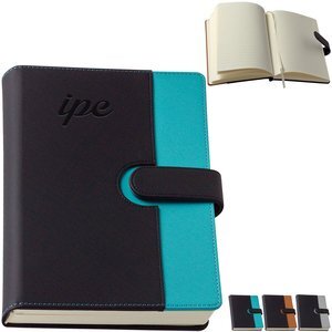 Chic Magnetic Closure Leatherette Journal, 8-3/4" x 5-7/8"