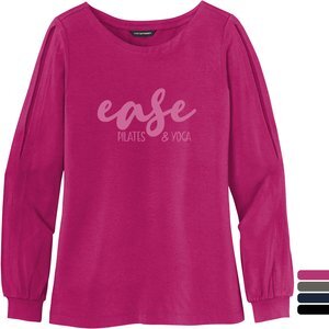 Port Authority® Luxe Knit Jewel Neck Ladies' Top