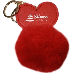 Heart Super Plush Key Ring