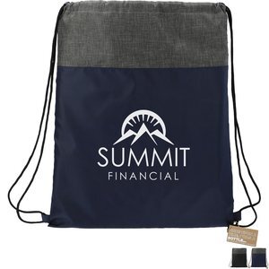 Ash Recycled Polyester Drawstring Bag