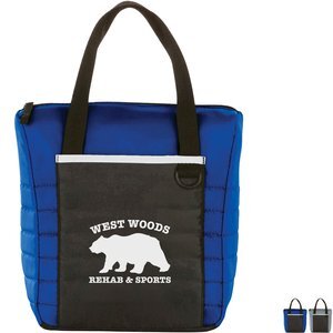 Quilted Insulated Lunch Cooler, 12 Can