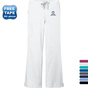Wink® WorkFlex™ Flare Leg Ladies' Petite Cargo Scrub Pant
