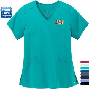 Wink® Premiere Flex™ Mock Wrap Ladies' Scrub Top