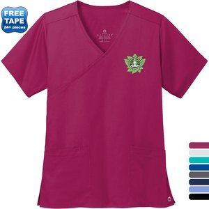 Wink® WorkFlex™ Mock Wrap Ladies' Scrub Top